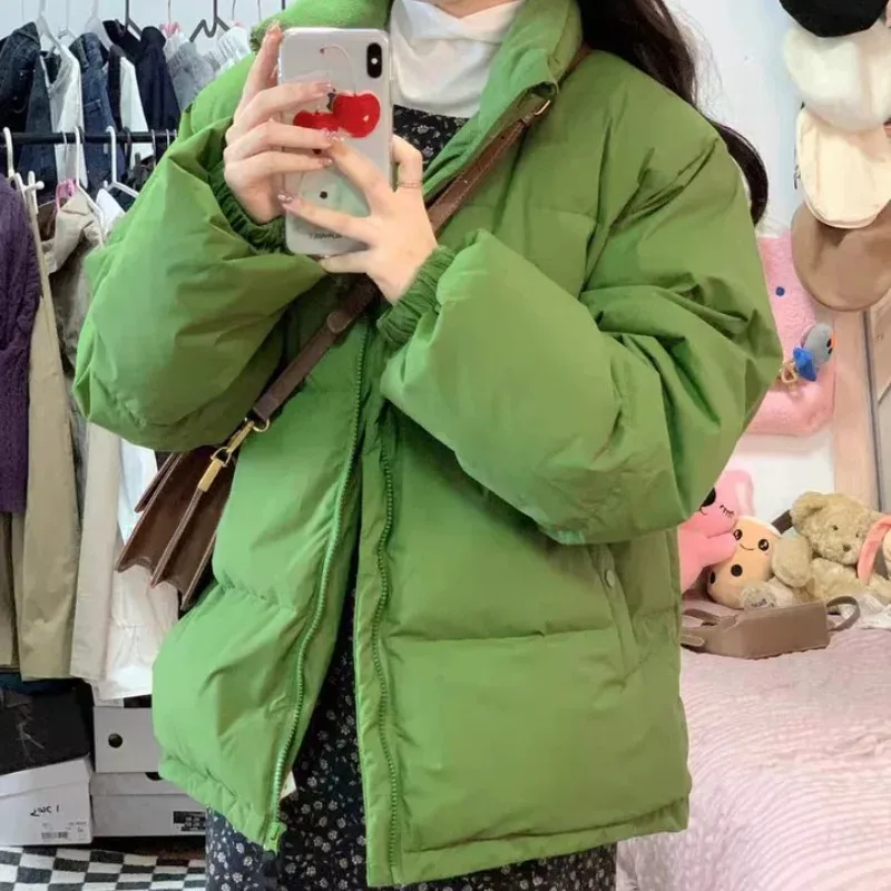 Parkas Women Trendy Casual Daily Gentle College All-match Korean Fashion Winter Young Couples Harajuku Outerwear Popular Classic