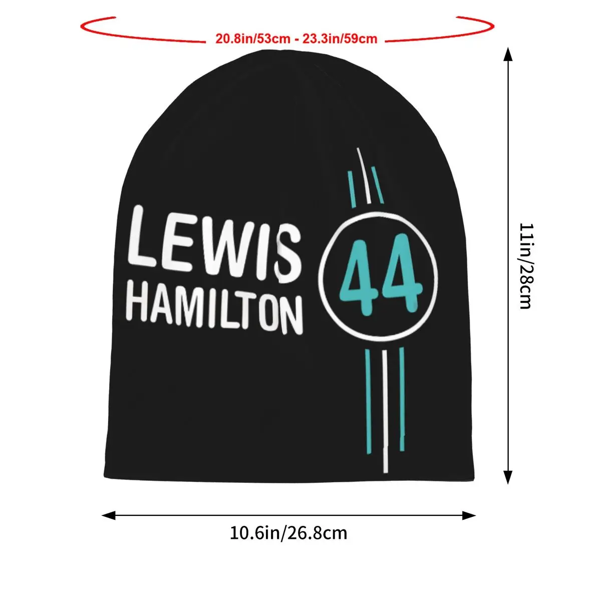 Lewis Hamilton F1 Spring Autumn Soft Hats Bonnet Sport Pullover Breathable Fitness Turban Warm Running