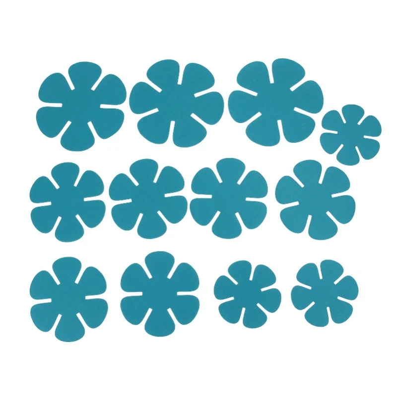 12Pcs Pot Pan Protector Felt Stacking Pads Cookware Dividers Separators Set Kitchen Supplies Lake Blue