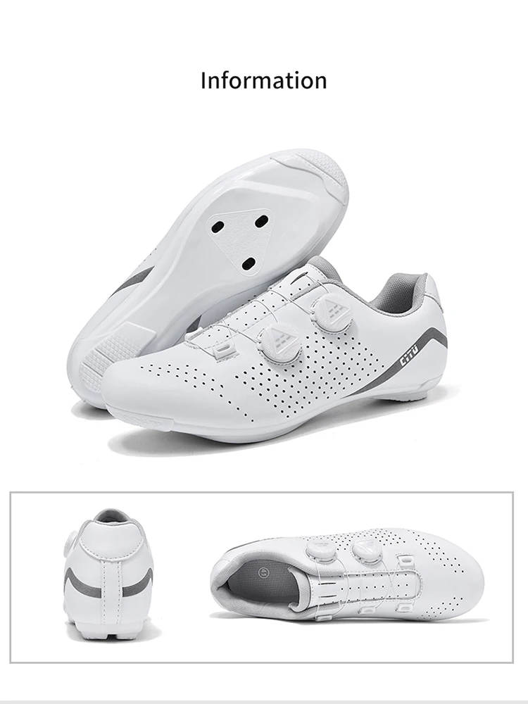 Fahrradschuhe für Herren, professionelle SPD-Rennradschuhe für die Straße, MTB-Mountainbike-Schuhe, lockfreie Fahrradschuhe für Damen – Detail 2