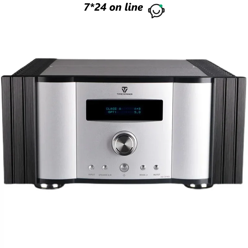 

Winner AD-2PRO HI-END Class A 200W Integrate Amplifier Digital Audio Support Phono Amplifier DSD ES9038 Decoder 110V-220V