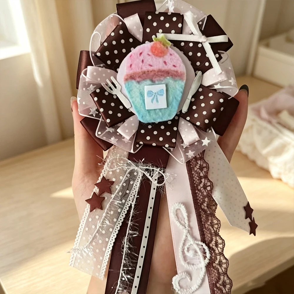 10 Stück Mix Polka Dot Schleifenband Taschenhängeschleife Verpackung DIY-Material für Anfänger Taschenhalterung Klebeband Chirp-Band Geschenk – Detail 6