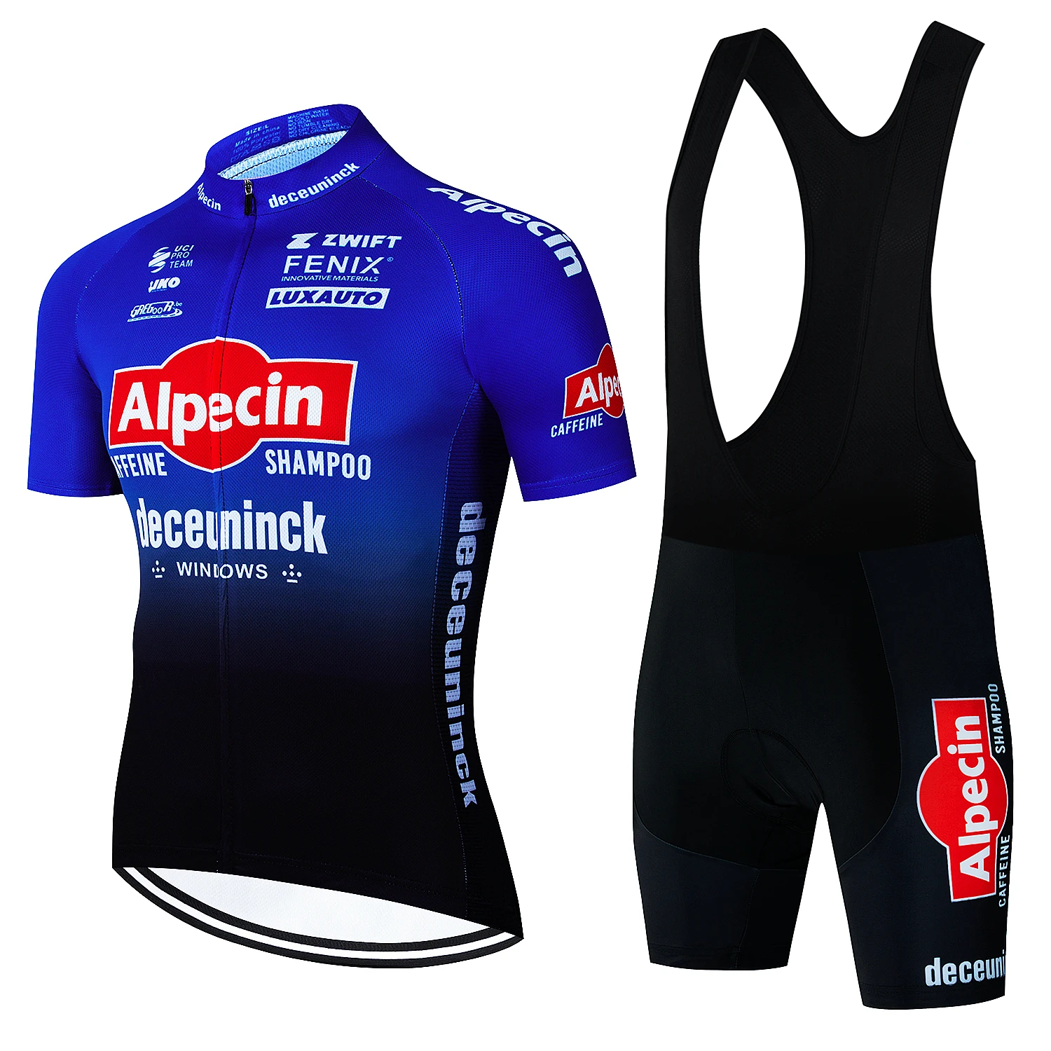 Alpecin Pro Team Cycling Jersey Set Men's Road Bike Shirts Suit Bicycle Bib Shorts MTB Wear Maillot Culotte Cycling Clothing