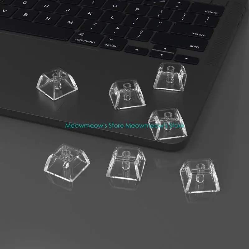 W91A 1U entièrement transparent XDA KEYycap Keyboard mécanique Keycap PC Miroir transparent