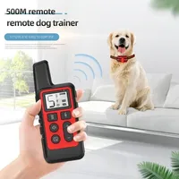 Dog training device, bark stopper, 500m, remote control, electric shock, waterproof, vibration warning, pet supplies