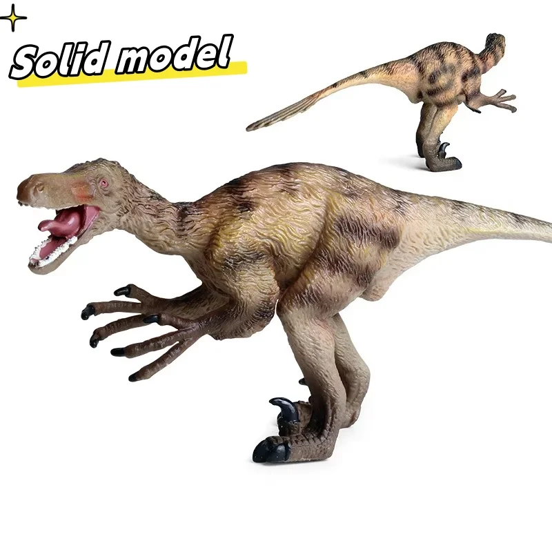 Dinosaur Toys Jurassic Dinosaur Model T- Rex Tail Feathered Dragon Velociraptor Simulation Animal Model