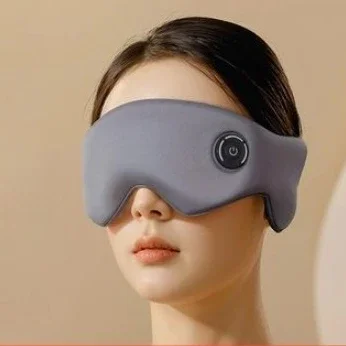 USB Heated Eye Mask for Dry Eyes Sleep Steam Eye Massager Hot Compress Sleep Shading Relieve Eye Fatigue for Office and Travel