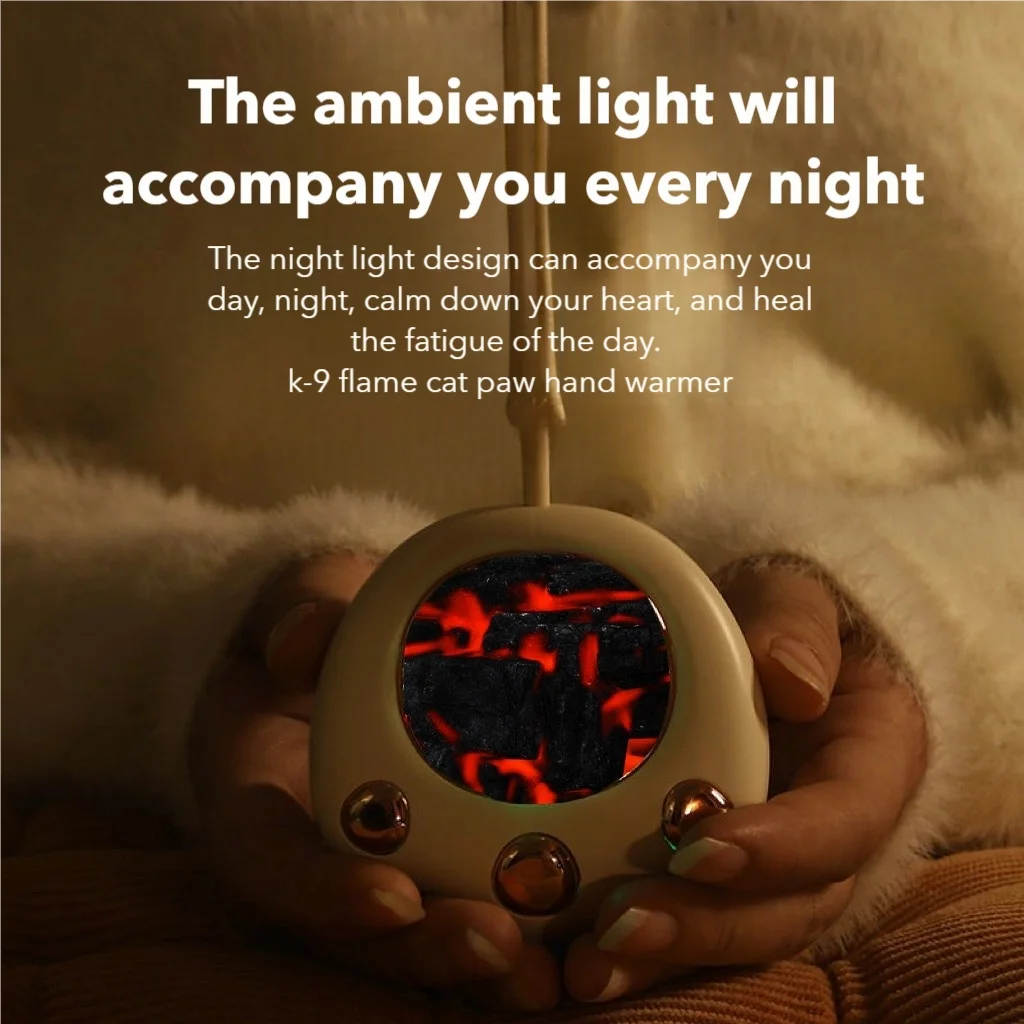 تدفئة اليد قابلة للشحن تدفئة اليد الكهربائية مع تدفئة اليد المحمولة اللاسلكية USB جيب الأيدي سخان في الهواء الطلق هدية دافئة ل