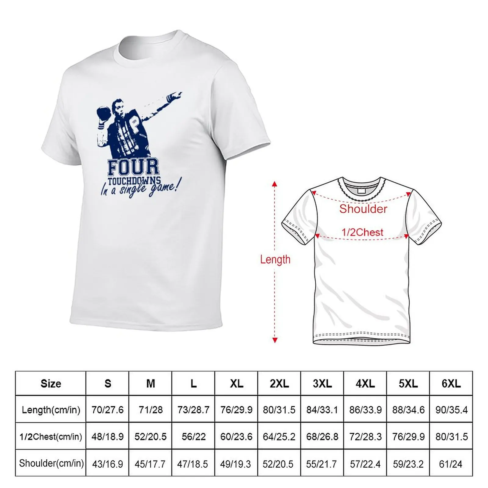 Married with Children Al Bundy Touchdowns T-Shirt Plus Size Outdoor Casual Top