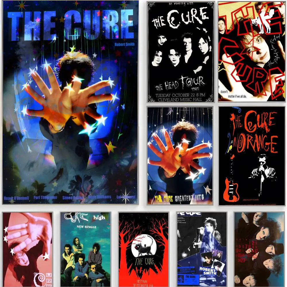 alternative rock The Cure Poster Classic Wall Art  Home Decor  Peel and Stick Unframed