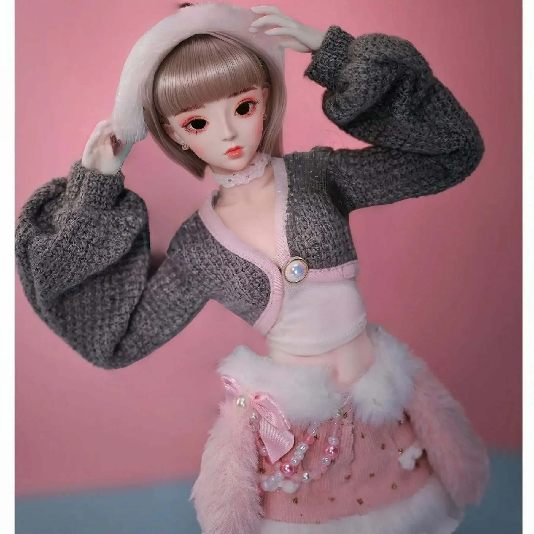 

Кукла Dream Princess в масштабе 1/3, шарнирная кукла высотой 62 см, полный комплект, включая случайную одежду, обувь и аксессуары для головы.