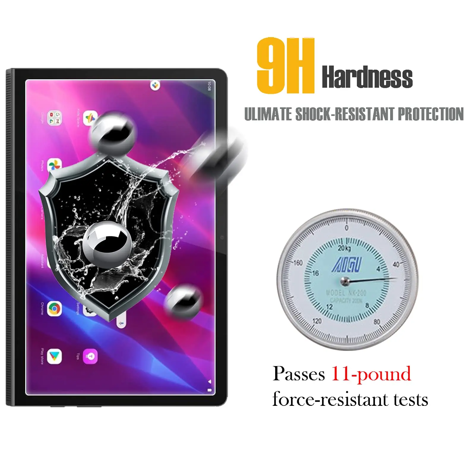 Vetro temperato per Lenovo Yoga Tab 11 YT-J706F 11 in pellicola protettiva per schermo antigraffio 9H durezza Tablet vetro temperato 2021