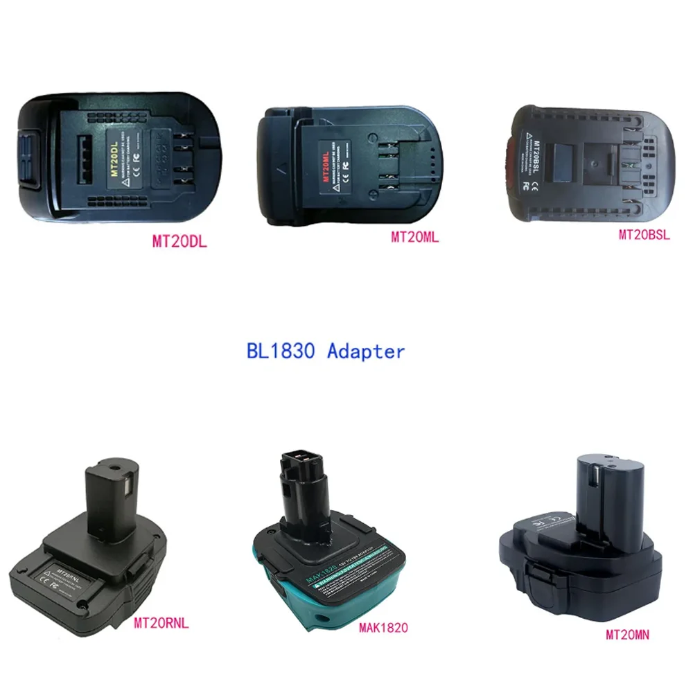 

Universal Battery Adapter MT20DL MT20BSL MT20ML MT20MN MT20RNL MAK1820 For Makita For Milwaukee For Bosch For Dewalt For Ryobi