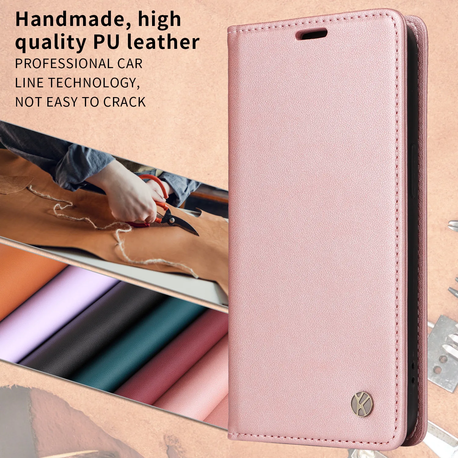 Leather Flip Phone Case For iPhone Air 17 16 15 14 Plus 13 Pro Max 11 Pro 12 XR X XS Max Luxury Magnetic Wallet Protect Cover