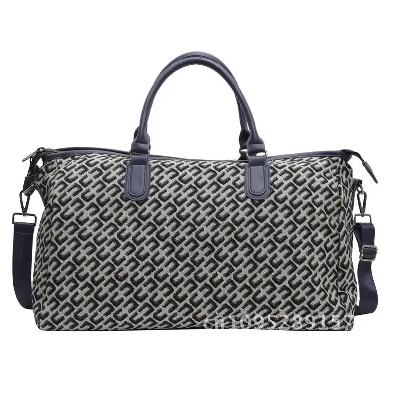 高品質の幾何学模様の大型旅行荷物トラベルバッグダッフル女性バッグ防水バッグサイズジム用プロモーションブランド