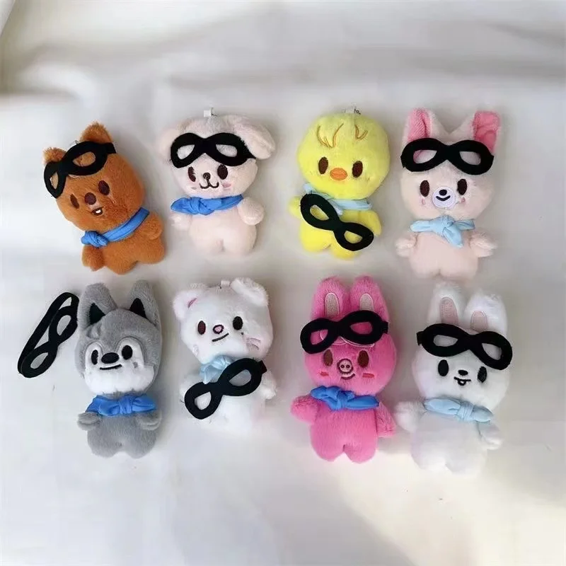 Kpops Pilots Doll Toy PILOT5 Korean Cute Plushie Toys With Jean Skirt LiLongfus Keychain Kawaii Anime Stuffed Animals Dolls Gift