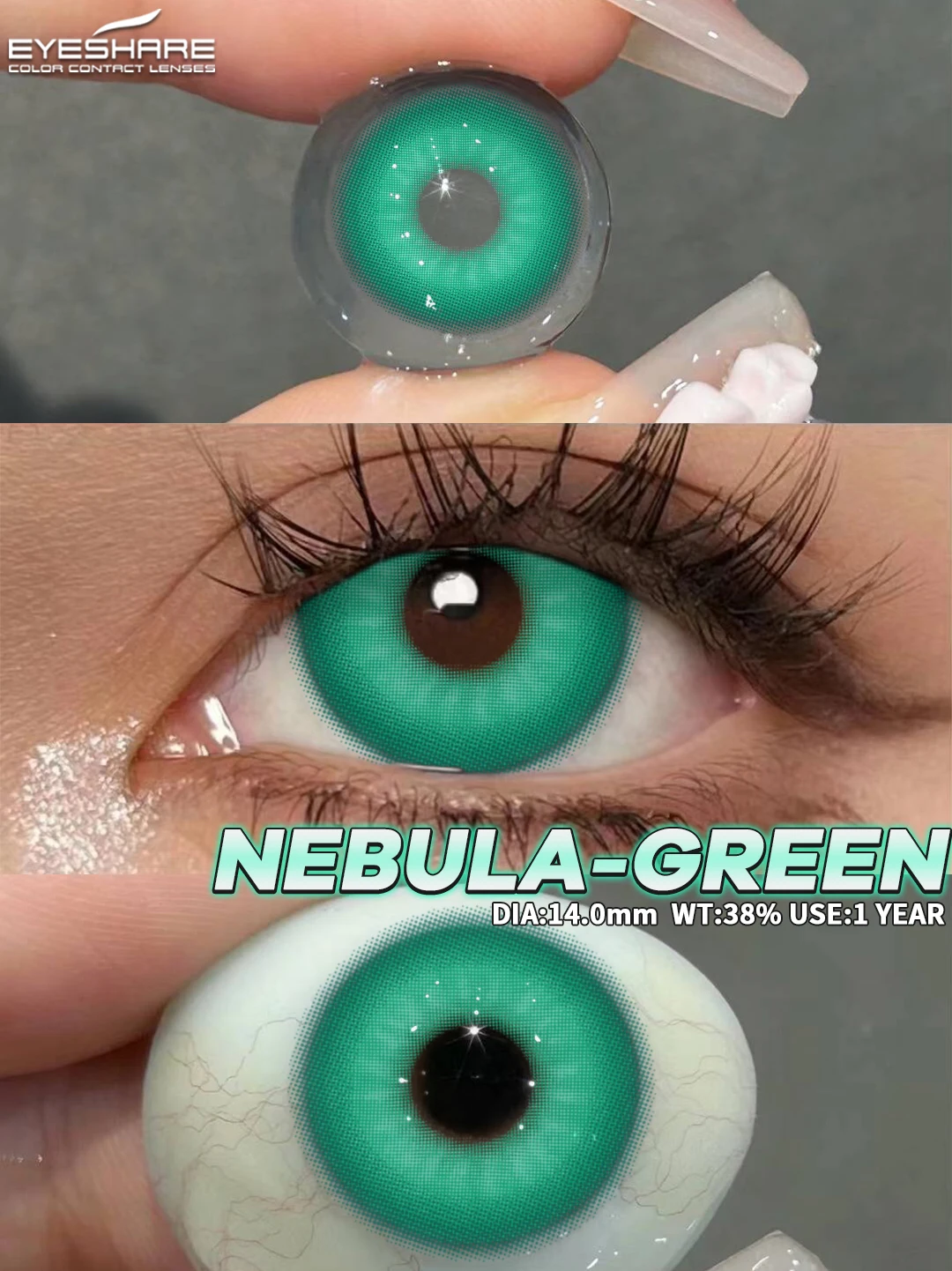 EYESHARE Halloween Colored Contact Lenses for Cosplay Colorful Lenses Blue Anime Red Contact Purple Lenses Yearly Makeup Lenses