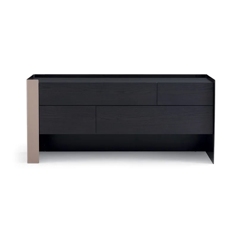 

Итальянский минималистичный приставной шкаф для современного дома, небольшой квартиры, виллы, ресторана, образец шкафчика для хранения.