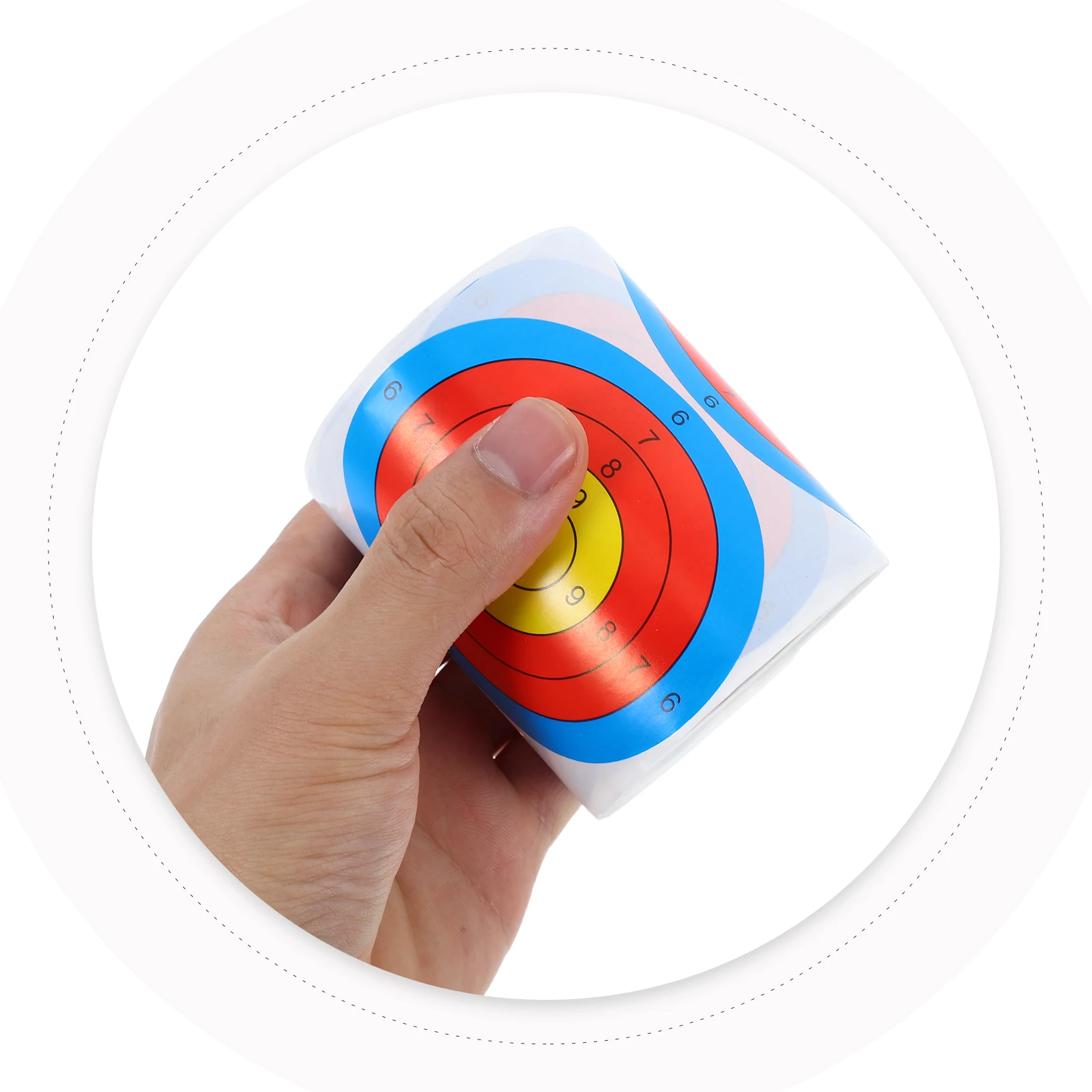 

Shooting Fluorescent Glow Dark Round Sheets Paper Target Practice Shooting Paper Targets Practice Stick Target Sheets