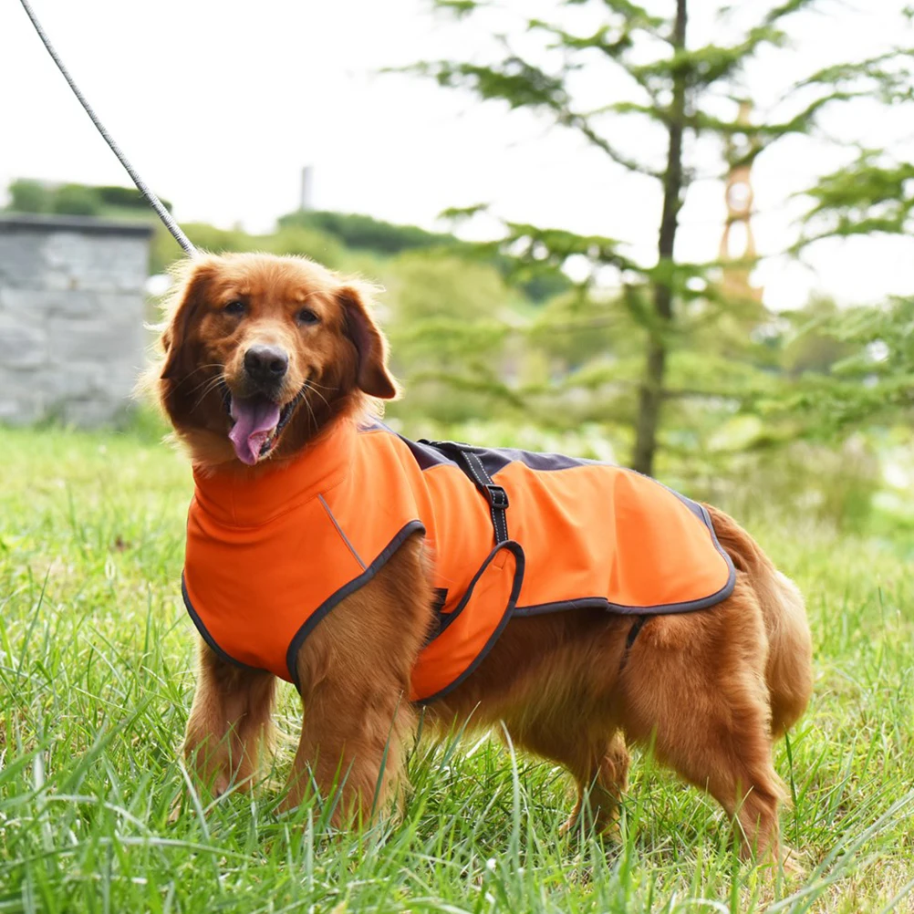 

Pet Warm Cotton Jacket Dog Outfit Coats Reflective Winter Clothing Supplies Polyester Reusable Durable Birthday Walking Sports