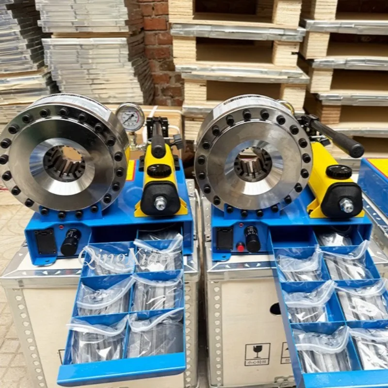 Manual Small Steel Tube Swaging Machine Portable Hydraulic Mini Grooving Swaging Machine Hose Pipe Machinery Factory