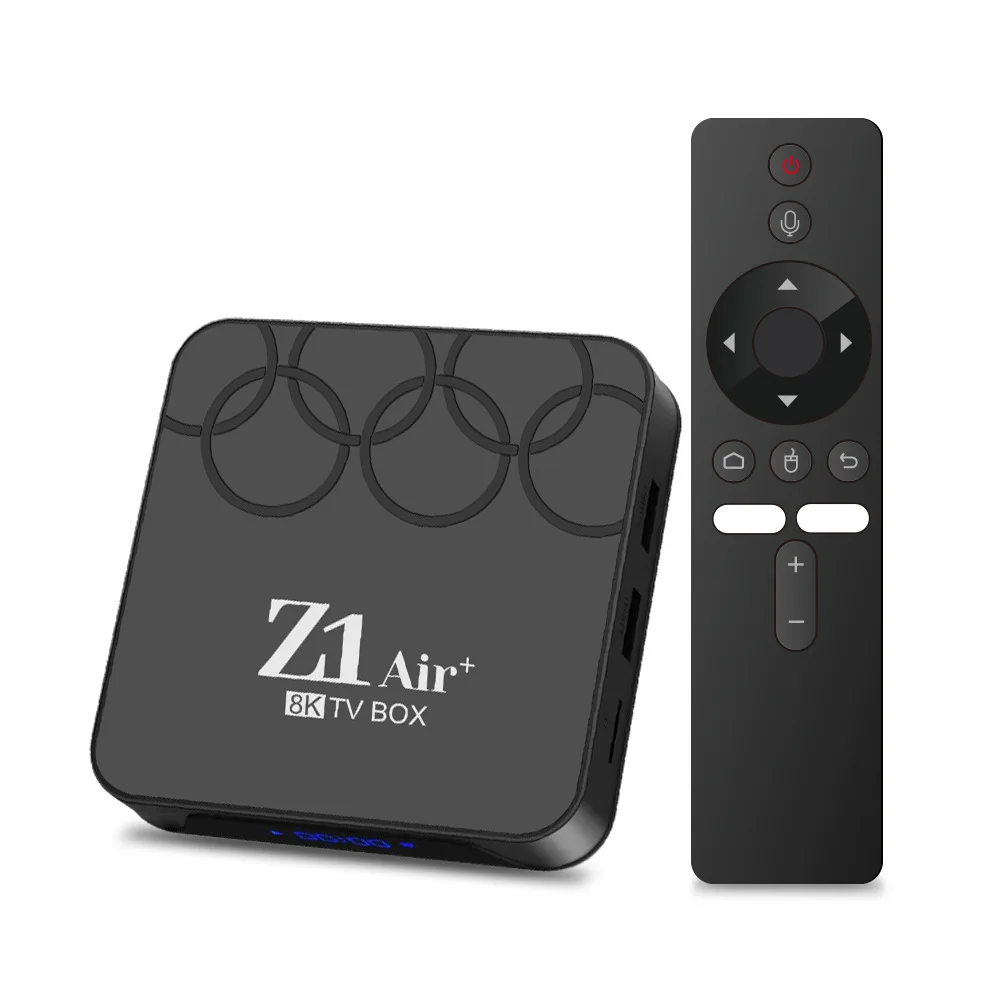 Z1 Air Plus Smart TV Box Android 15 Allwinner H313 2GB 8GB 4K 8K BT5.0 Dual-band WiFi Spraakafstandsbediening Streaming Media Player