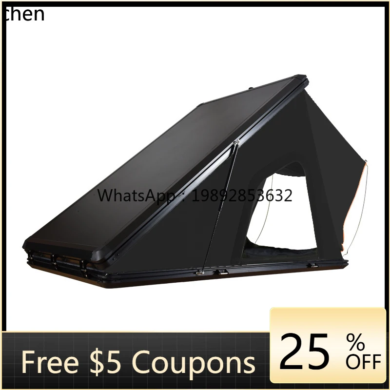 triangular aluminum roof tent self-driving tour camping easy to open and close free to build ultra-thin