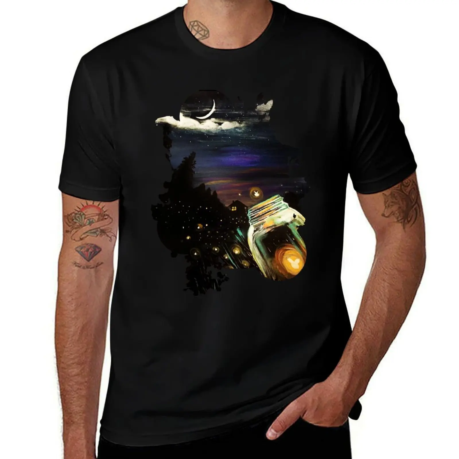 Firefly Sky T-Shirt Anti-Perspiration Workout Top T-Shirt