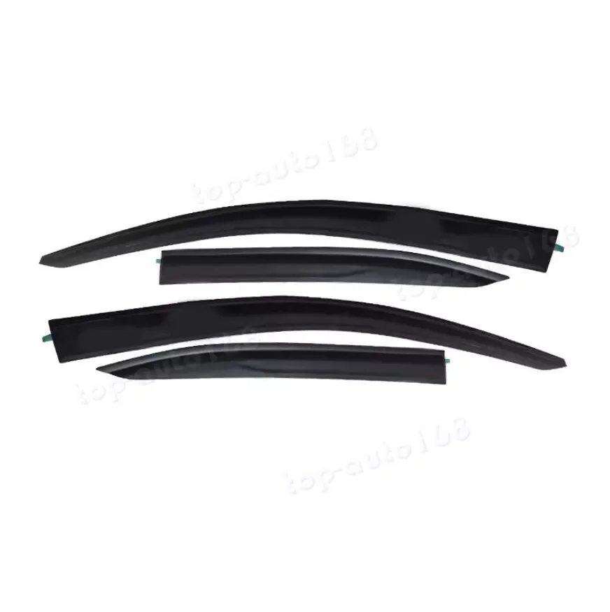 Black Window Visor Vent Shades Sun Rain Guard For Toyota Corolla Sedan 2020-2023