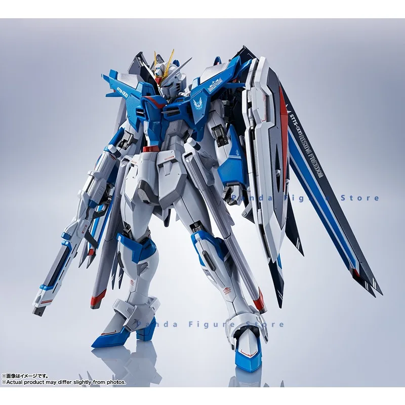 Bandai-Metal Rising Freedom Gundam Action Figure, Gunpla Toy, Modelo Mecha, Kit de Montagem, Gundam STTS-909, Mecha Gift