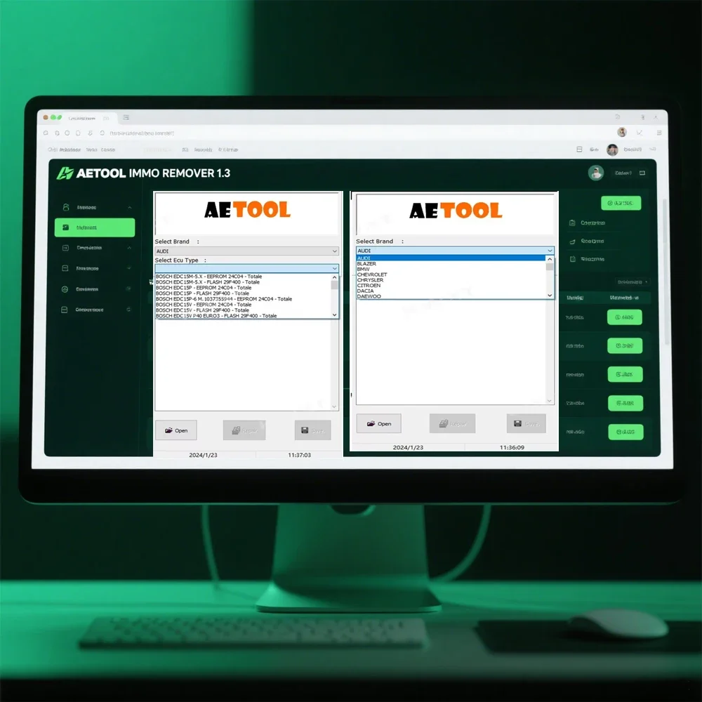 2025 AETOOL V1.3 ECU Decoding Tool Immobilizer EEPROM off IMMO Remover ECU Dump PIN Calculation Virgin/IMMO Removal Device