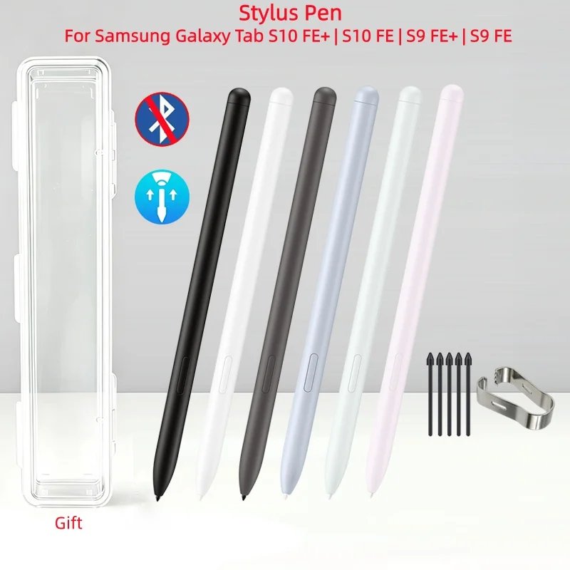 S Pen & Replacement Nibs for Samsung Galaxy Tab S10 FE+, S10 FE, S9 FE+, S9 FE, Passive EMR Stylus Pen, Comes with 5 Replacement