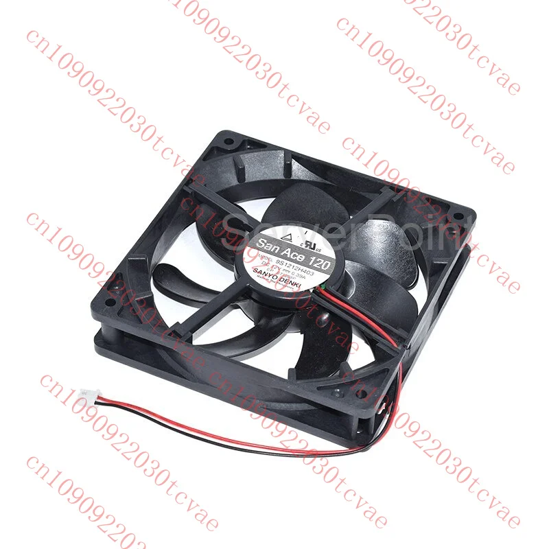 

For San 9S1212H403 DC 12V 0.39A 2 Wires 120X120x25mm Server Square Fan Cooling