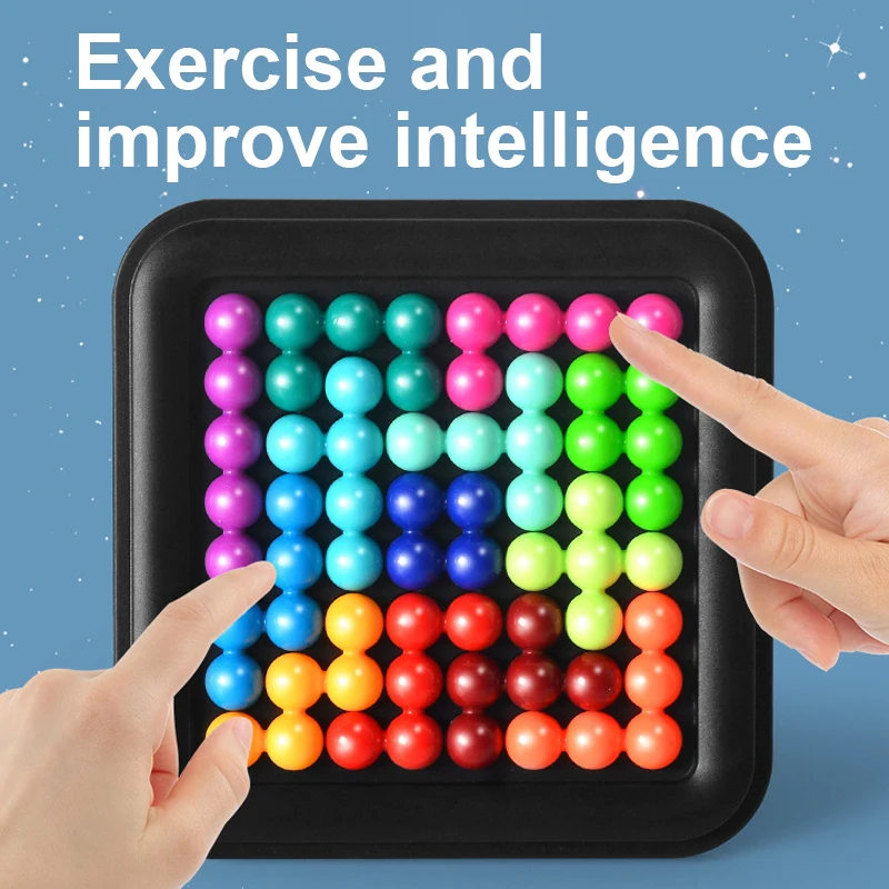 IQ Puzzler Game Wisdom Magic Beads Children Board Game Education Learning Toys Logical Thinking Training Educational Agency 6+