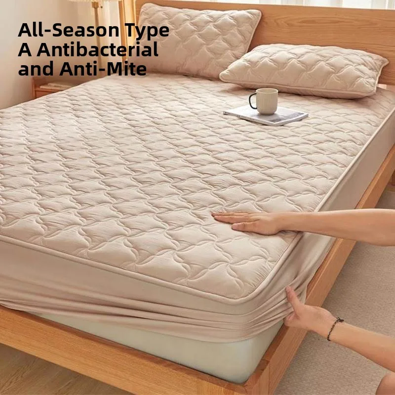 

A-Class Thickened Washed Cotton Soybean Bedding Cover Mattress Protector All-Season Duvet Cover Quilted Bedspread