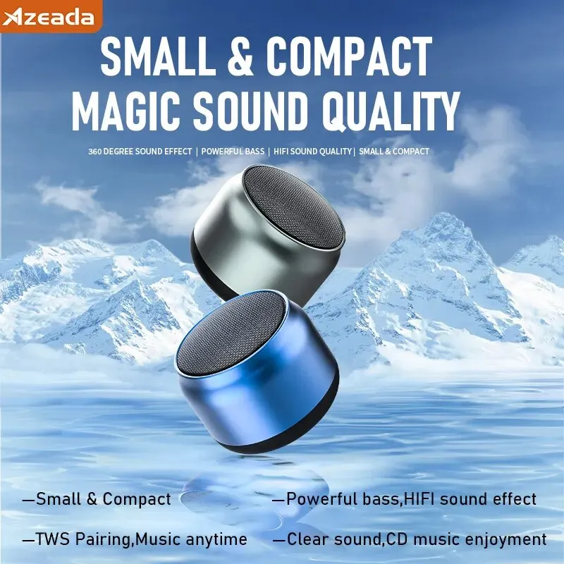 AZEADA PD-S104 무선 블루투스 스피커: 야외용 고성능 포터블 스피커의 진짜 실력은?