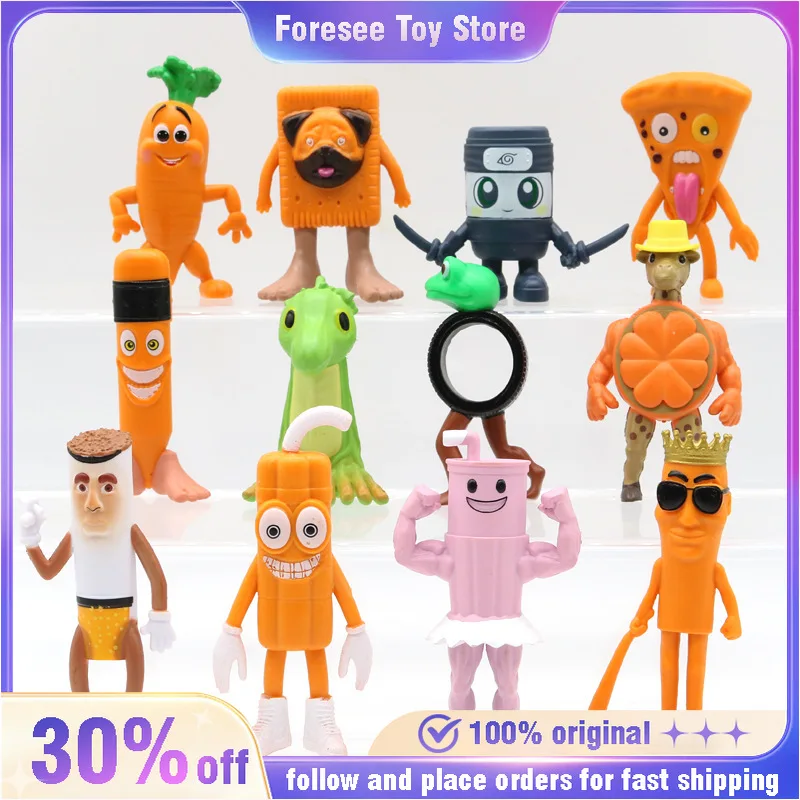 

in stock 6-10cm Foreign Shan Hai Jing wooden stick figurine model desktop peripheral decora ornament birthday gifts for kids