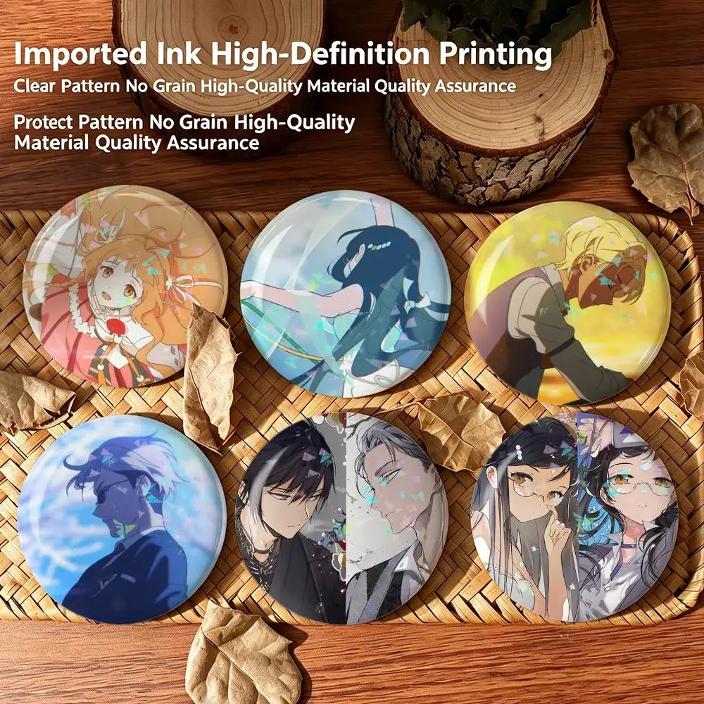 A-Agents of the Four Seasons Anime Badges Creative Tinplate Round Button PinsBrooch Badge Clothes Backpack Custom