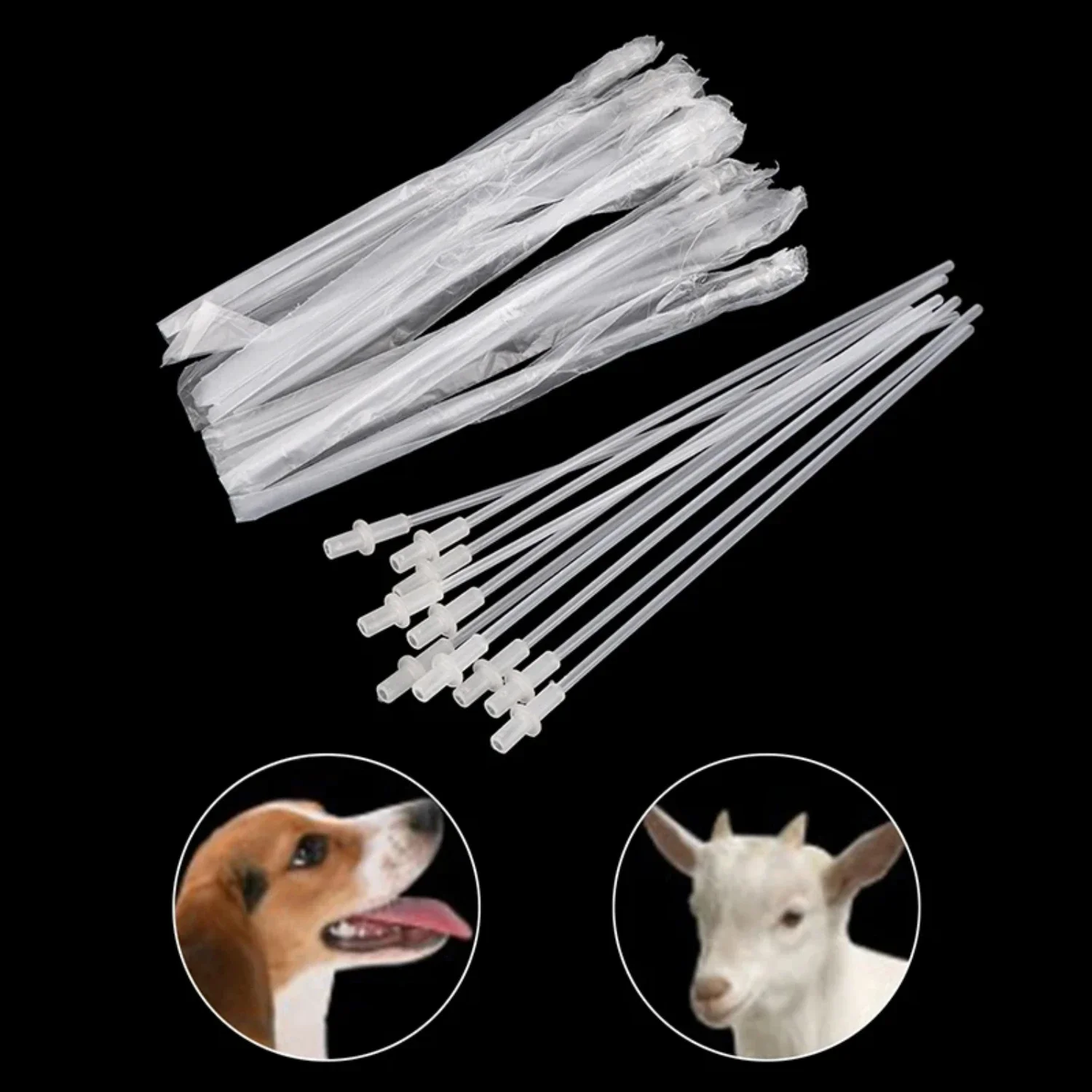 

High-quality, durable, and reliable 10PCS/bag hospital-grade pet dog breeding semen injection catheter for successful reproducti