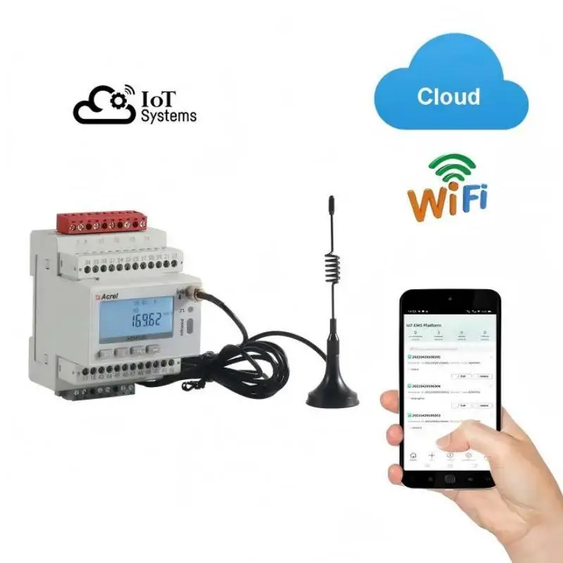 

Wi-Fi медомер электрический ADW300-WF 660 В переменного тока 0,5 с подорожным устройством напряжения моноitorear премиум en dedi