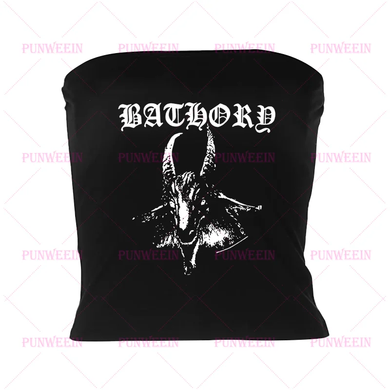 Dark Gothic Goat Graphic Casual Vintage Chic Emo Girls Crop Tops Harajuku Casual Baby Tee Y2k 90s Aesthetic Streetwear T-Shirt