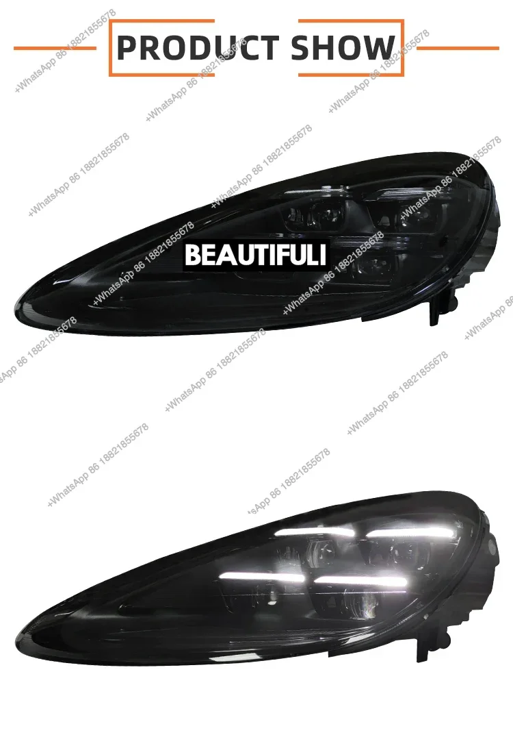 For  2011 2014 958.1 Headlight Upgrade 2024 Matrix Light Emitting Diode Headlight Auto Parts Headlight Assembly