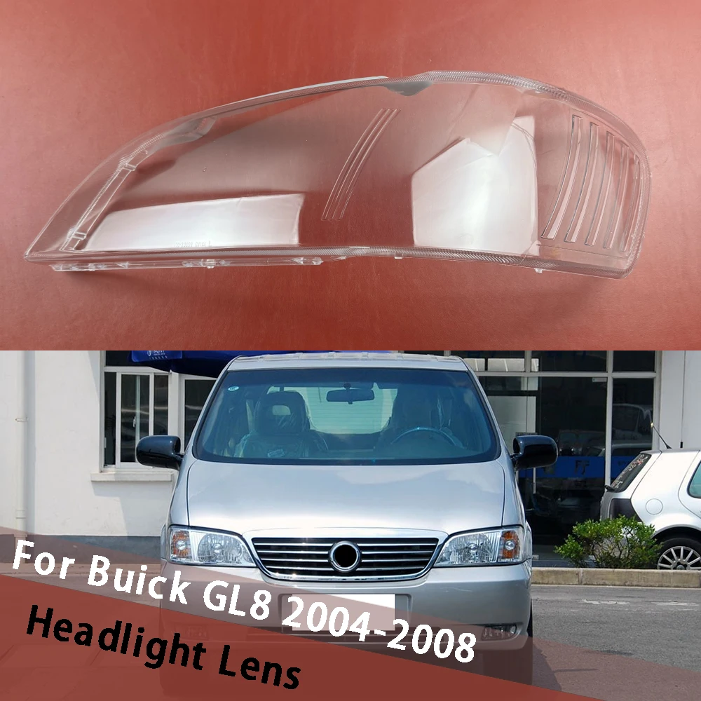 

For Buick GL8 2004-2008 Headlamp Mask Transparent Cover Lamp Shade Headlight Shell Lens Replace Original Lampshade Plexiglass