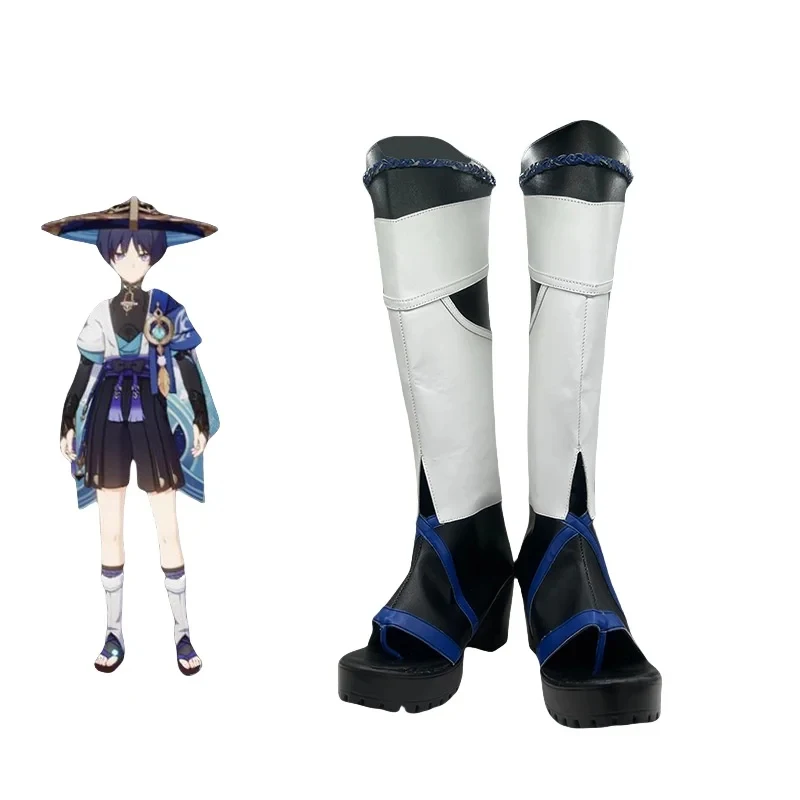 

OP Balladeer Cosplay Anime Game Wanderer Boots Shoes 96,;[69