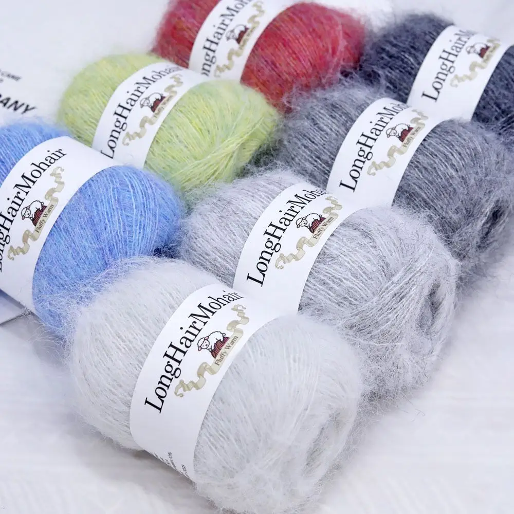 100g/set Alpaca Mohair Yarn for Hand Knitted Sweaters Hats Scarfs Shawls Gloves Socks DIY Soft Comfortable Skin Friendly Thread
