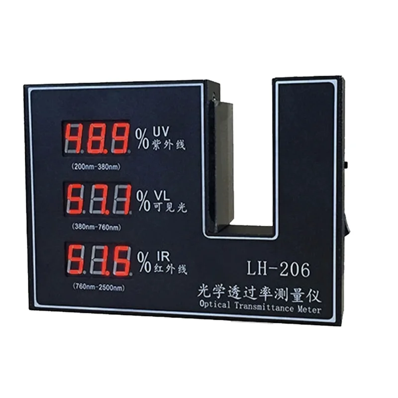 

LH-206 Solar Film Tester Transmittance Meter Transmittance Measuring Instrument Optical Transmittance Tester