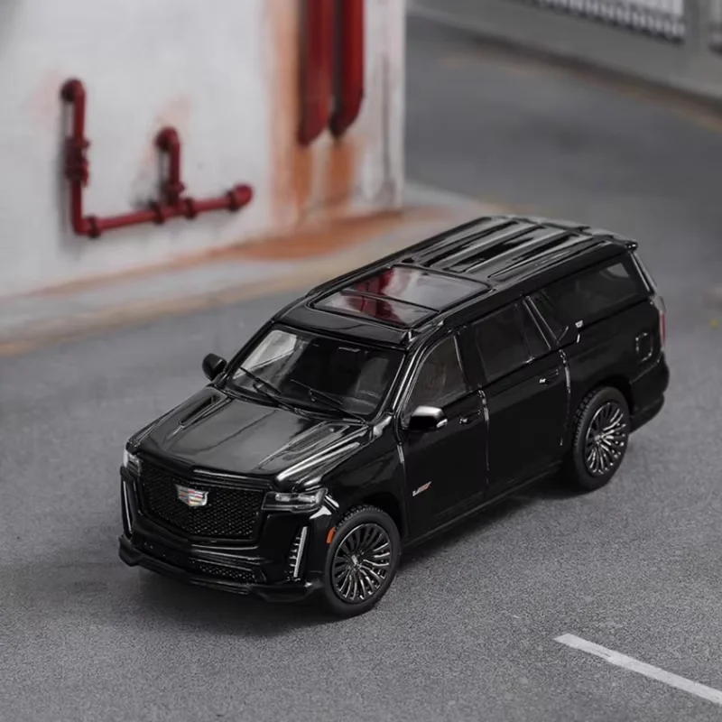 الظل برو دييكاست 1:64 مقياس إسكاليد ESV 2023 سبيكة سيارة نموذج مجموعة ثابتة زينت هدايا العيد اللعب