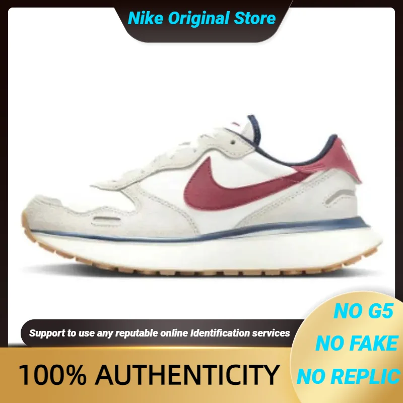 

Nike Phoenix Waffle Light Bone Team Red Women's Sneakers shoes FZ3600-072 With Original Box