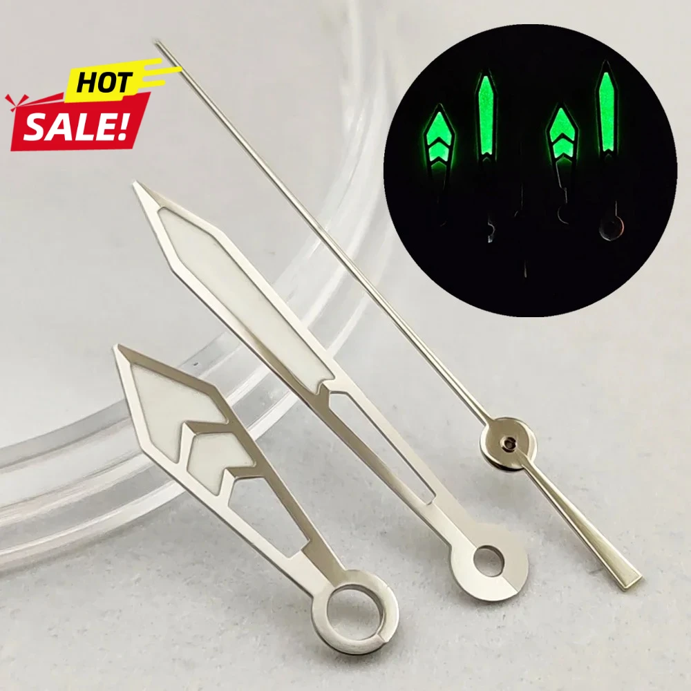 HOT High Quality Watch Hands NH35 Hands NH36 Hands Watch Accessories Hands Suitable for NH35/NH36/4R/7S Movements Green Luminous