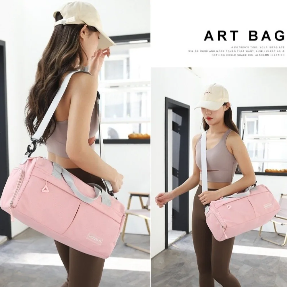 

Дорожная спортивная сумка с отделением для обуви, разделительная сумка для сухой и влажной воды, большая вместительная сумка для фитнеса, многокарманная, износостойкая